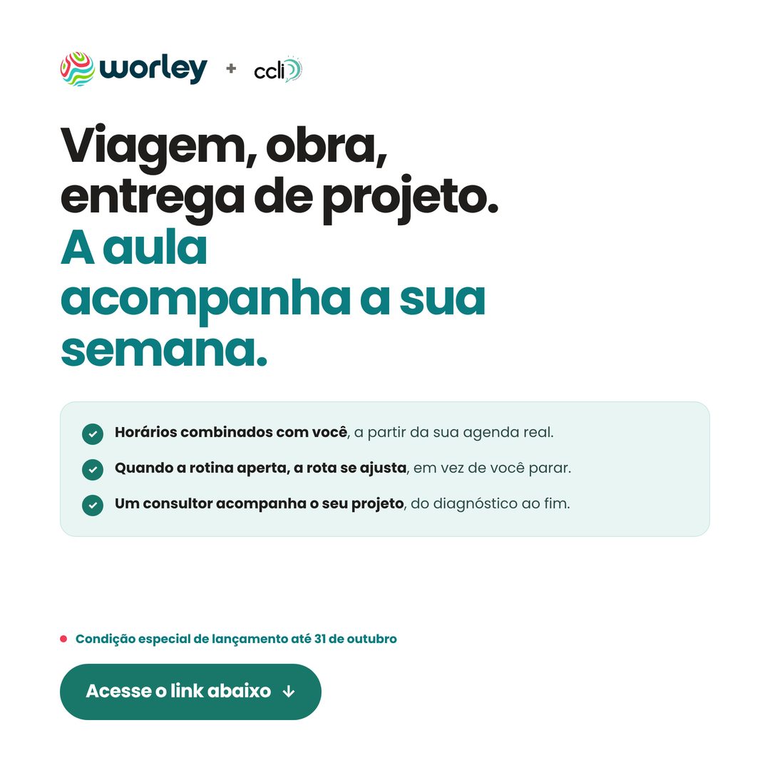 Peça 6 da campanha de lançamento: A agenda